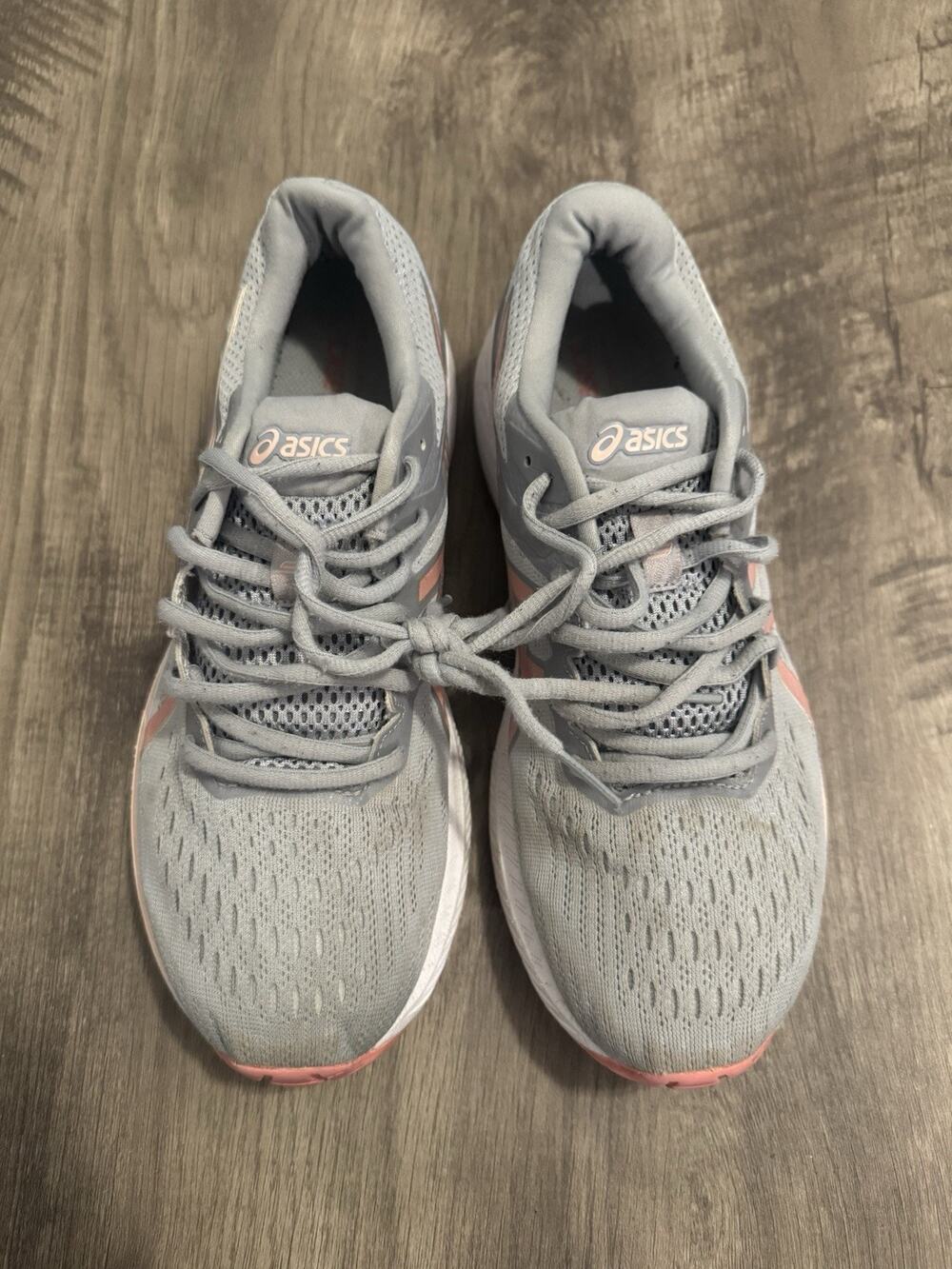 ASICS Gel-Kayano 27 Women’s Running Shoes Gray Pink Size 11 FlyteFoam
